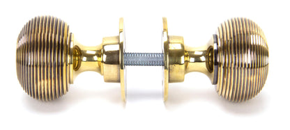 Beehive Mortice/Rim Knob Set by From The Anvil