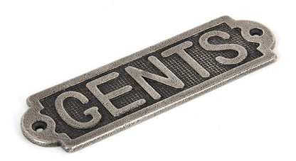 From The Anvil, Gents Sign, Accessories, Signs