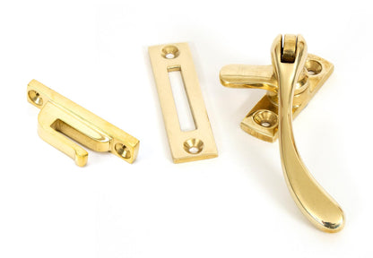 From The Anvil's Polished Brass Peardrop Fastener