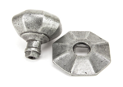 Octagonal Centre Door Knob by From The Anvil