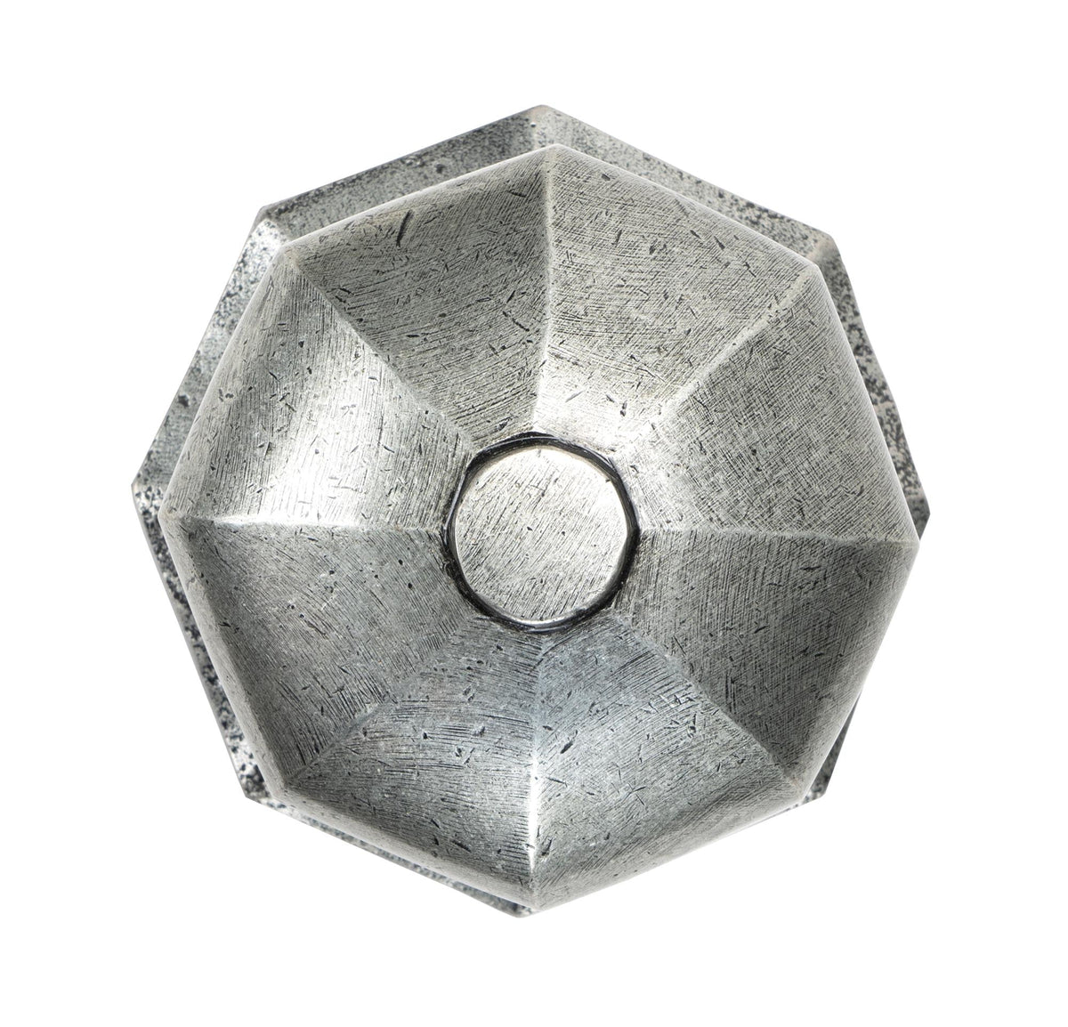 Octagonal Centre Door Knob by From The Anvil