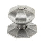 From The Anvil's Pewter Patina Octagonal Centre Door Knob