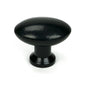 From The Anvil's Black Oval Cabinet Knob (Blacksmith)