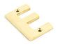 From The Anvil's Polished Brass Polished Brass Letter