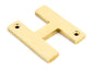 From The Anvil's Polished Brass Polished Brass Letter