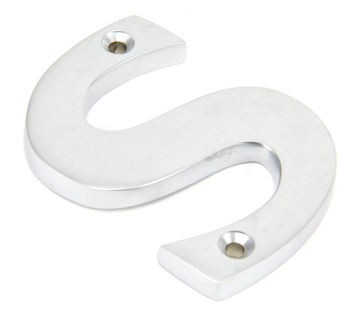 From The Anvil's Satin Chrome Satin Chrome Letter
