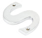 From The Anvil's Satin Chrome Satin Chrome Letter