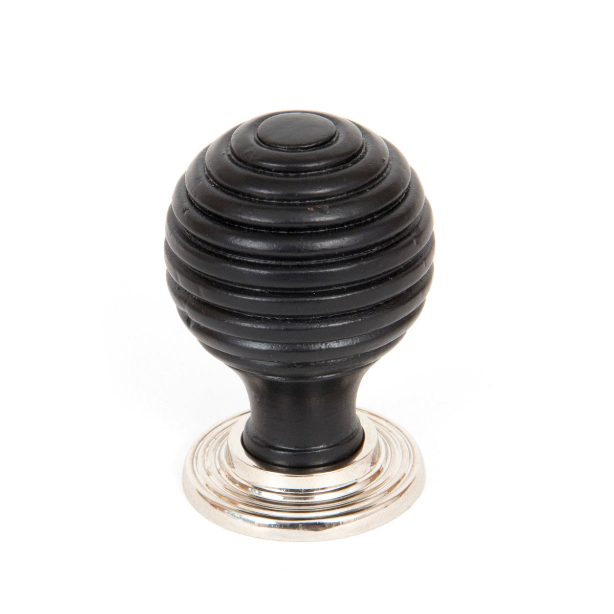 From The Anvil's Ebony Wooden Beehive Cabinet Knob