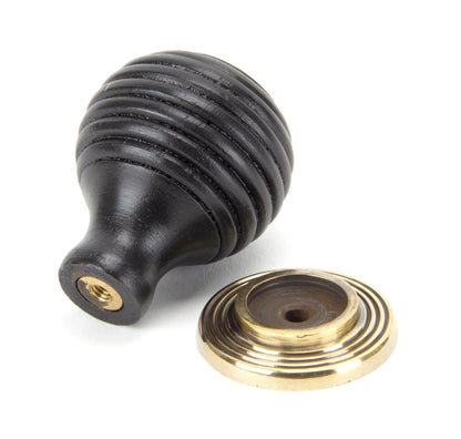 Wooden Beehive Cabinet Knob by From The Anvil
