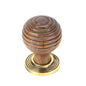 From The Anvil's Rosewood Wooden Beehive Cabinet Knob