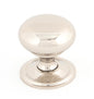 From The Anvil's Polished Nickel Mushroom Cabinet Knob