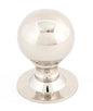 From The Anvil's Polished Nickel Ball Cabinet Knob