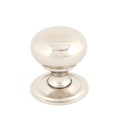 From The Anvil's Polished Nickel Mushroom Cabinet Knob