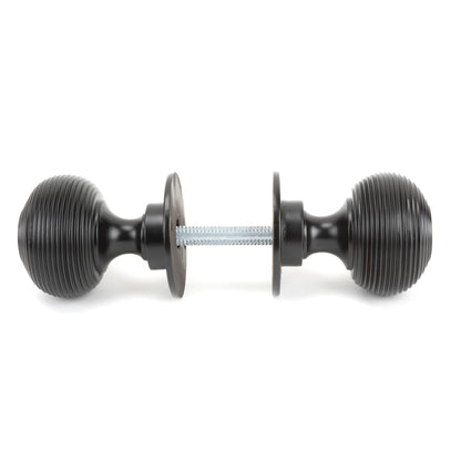 Heavy Beehive Mortice/Rim Knob Set by From The Anvil