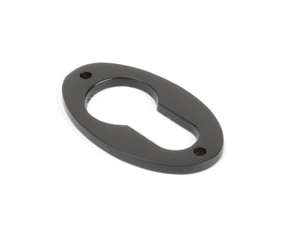 From The Anvil's Aged Bronze Oval Euro Escutcheon