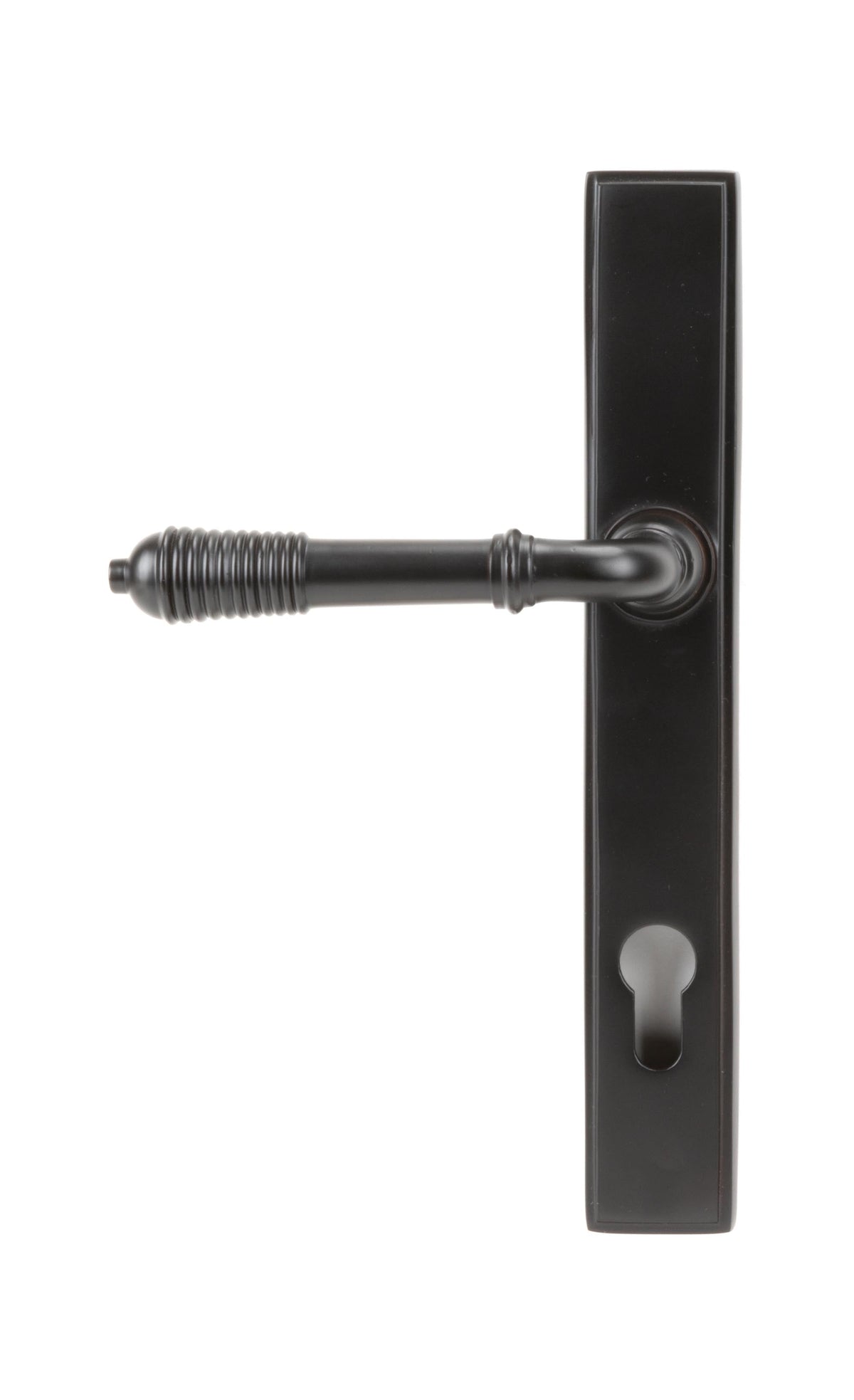 Reeded Slimline Lever Espag. Lock Set by From The Anvil