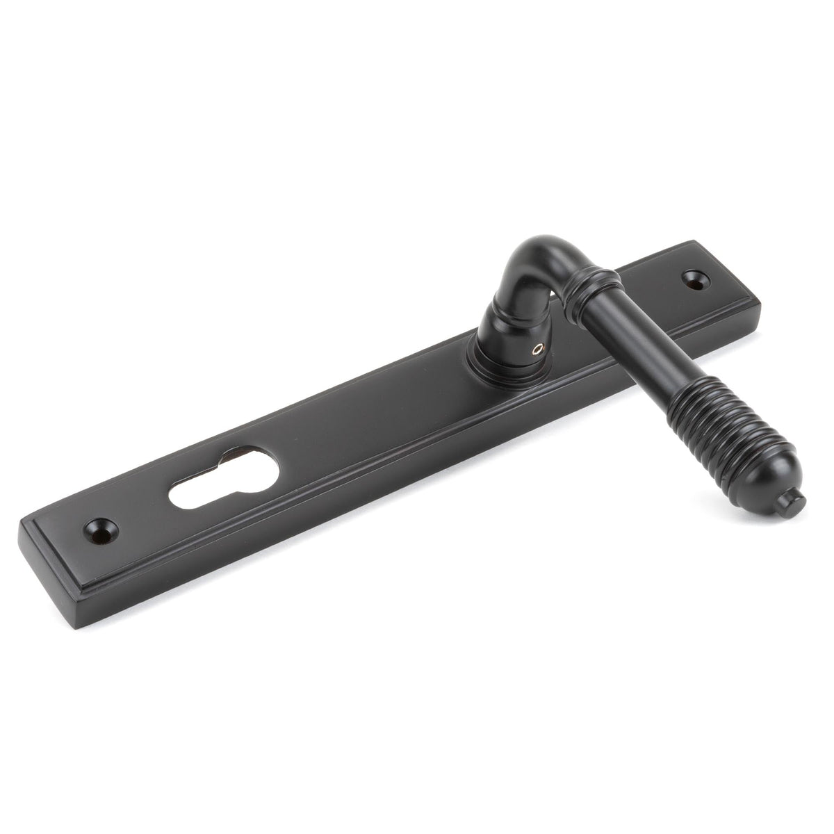Reeded Slimline Lever Espag. Lock Set by From The Anvil
