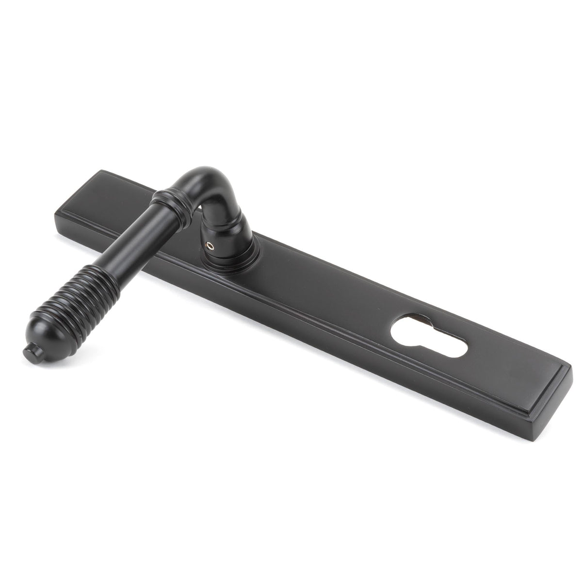 Reeded Slimline Lever Espag. Lock Set by From The Anvil