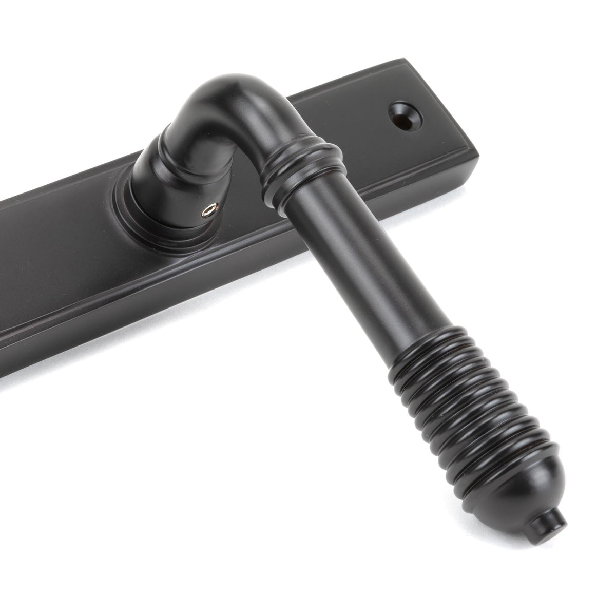 Reeded Slimline Lever Espag. Lock Set by From The Anvil