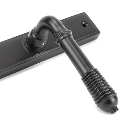 Reeded Slimline Lever Espag. Lock Set by From The Anvil