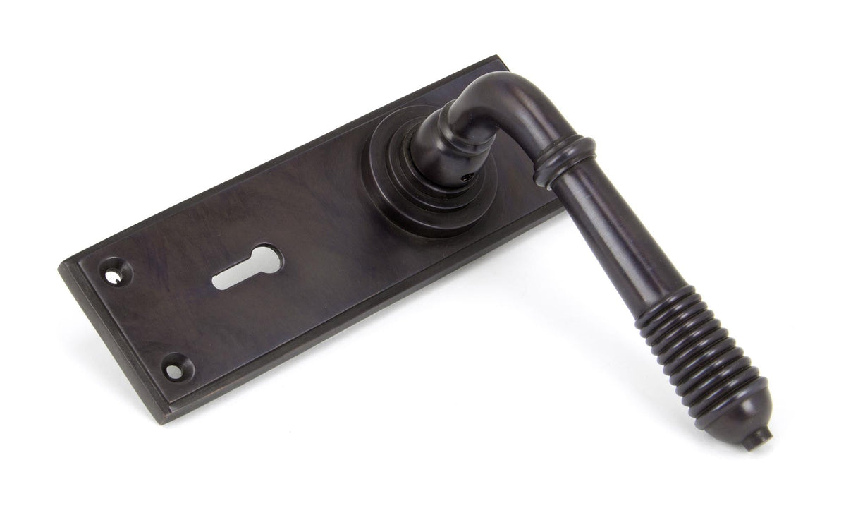 Reeded Lever Lock Set by From The Anvil