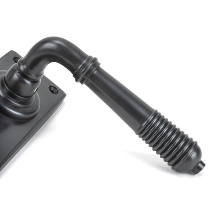 Reeded Lever Latch Set by From The Anvil