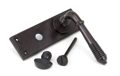 Reeded Lever Bathroom Set by From The Anvil