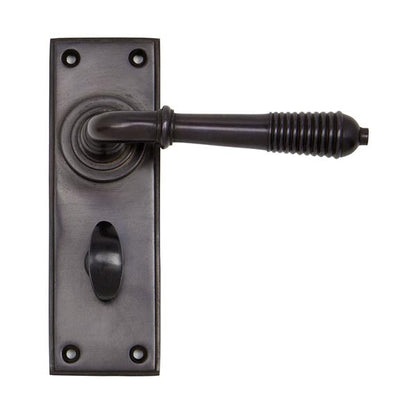 From The Anvil, Reeded Lever Bathroom Set, Door Handles, Lever Bathroom