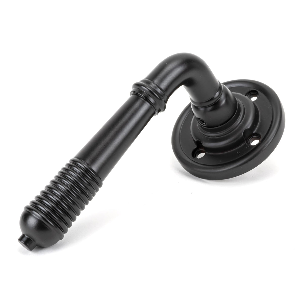 Reeded Lever on Rose Set by From The Anvil