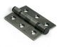 From The Anvil's Pewter Patina Ball Bearing Butt Hinge (pair) SS
