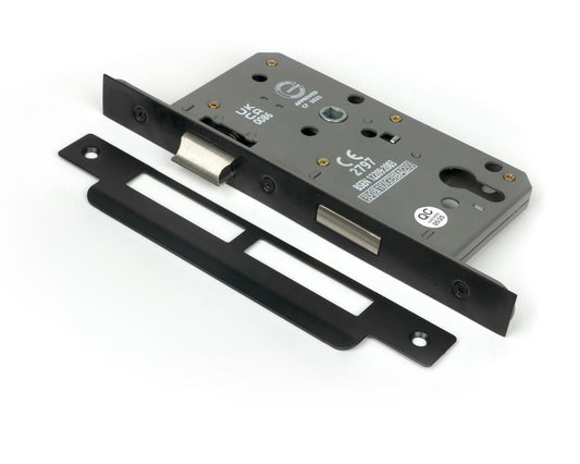 From The Anvil's Black 60mm Backset 72mm Centre Euro Sashlock