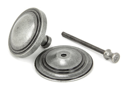 Art Deco Centre Door Knob by From The Anvil