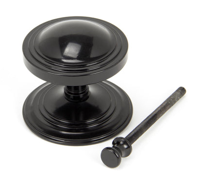 Art Deco Centre Door Knob by From The Anvil