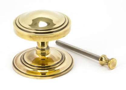 Art Deco Centre Door Knob by From The Anvil