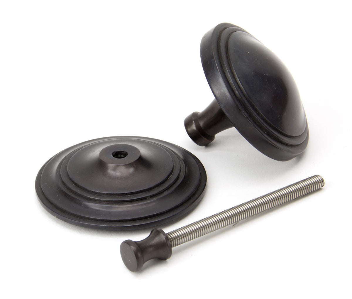 Art Deco Centre Door Knob by From The Anvil