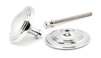 Art Deco Centre Door Knob by From The Anvil