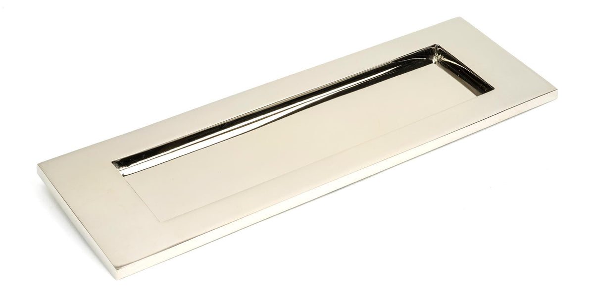 From The Anvil's Polished Nickel Letter Plate