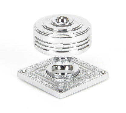 Tewkesbury Square Mortice Knob Set by From The Anvil