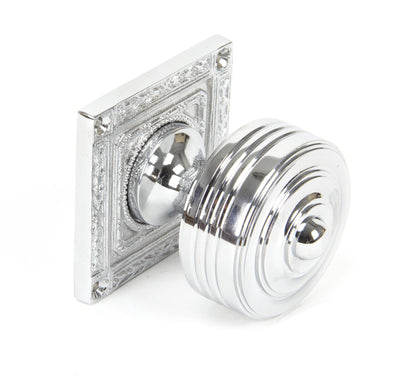 Tewkesbury Square Mortice Knob Set by From The Anvil