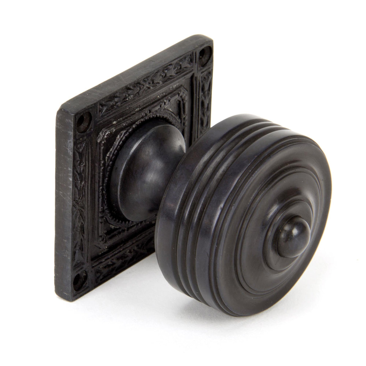Tewkesbury Square Mortice Knob Set by From The Anvil