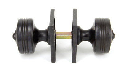 Tewkesbury Square Mortice Knob Set by From The Anvil