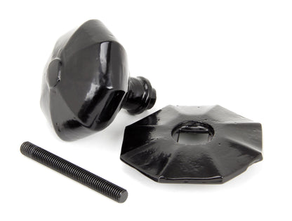 Octagonal Centre Door Knob by From The Anvil