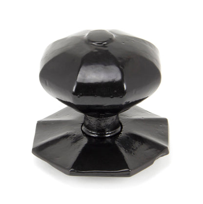 From The Anvil's Black Octagonal Centre Door Knob