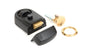 From The Anvil's Black Modern Case Night Latch
