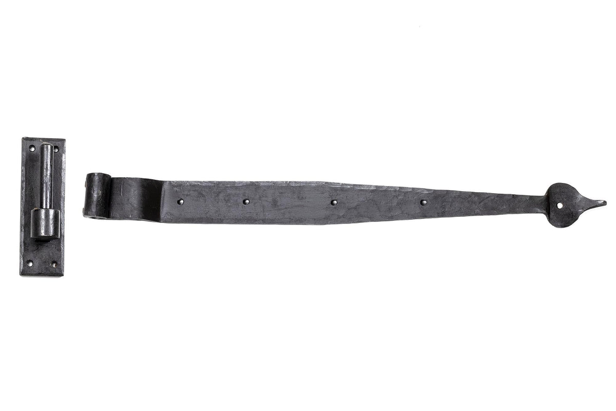 Hook & Band Hinge - Cranked (pair) by From The Anvil