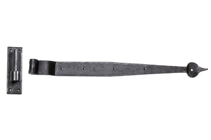 Hook & Band Hinge - Cranked (pair) by From The Anvil