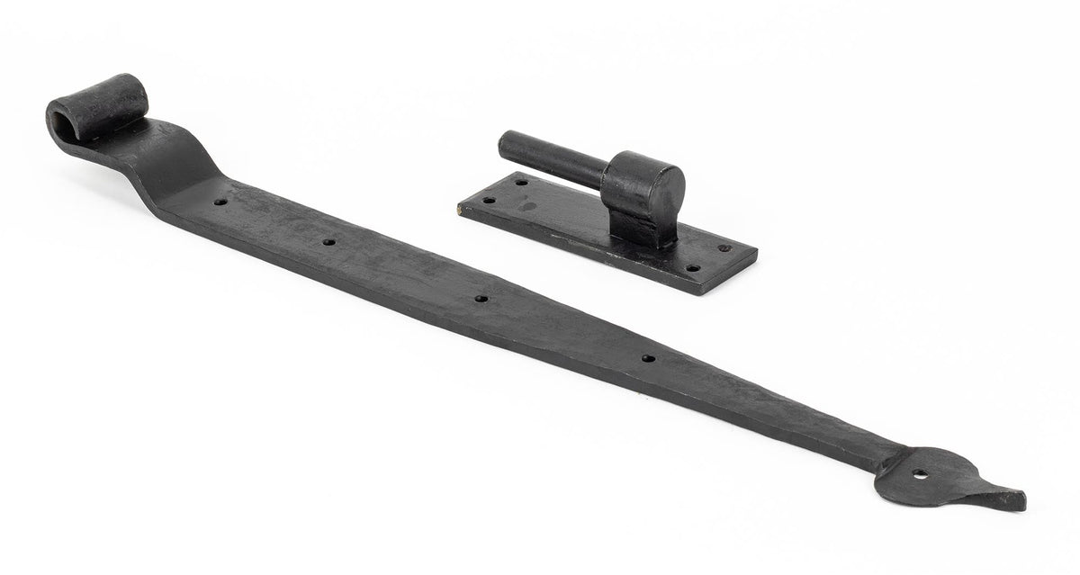 Hook & Band Hinge - Cranked (pair) by From The Anvil