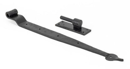 Hook & Band Hinge - Cranked (pair) by From The Anvil