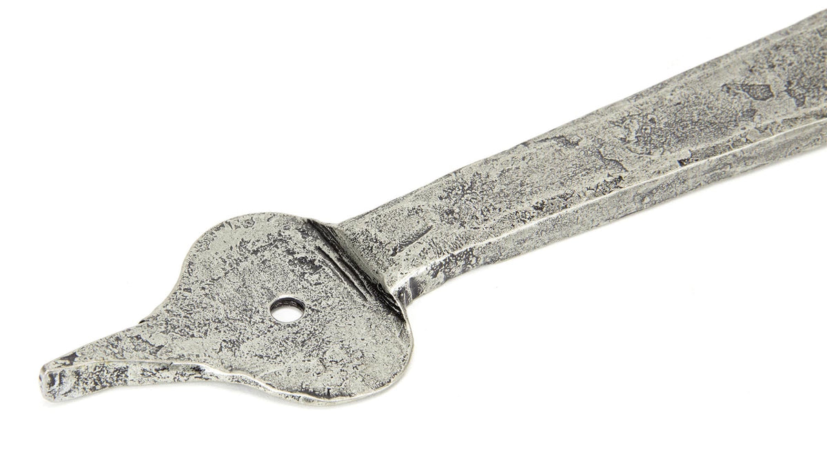 Hook & Band Hinge - Cranked (pair) by From The Anvil