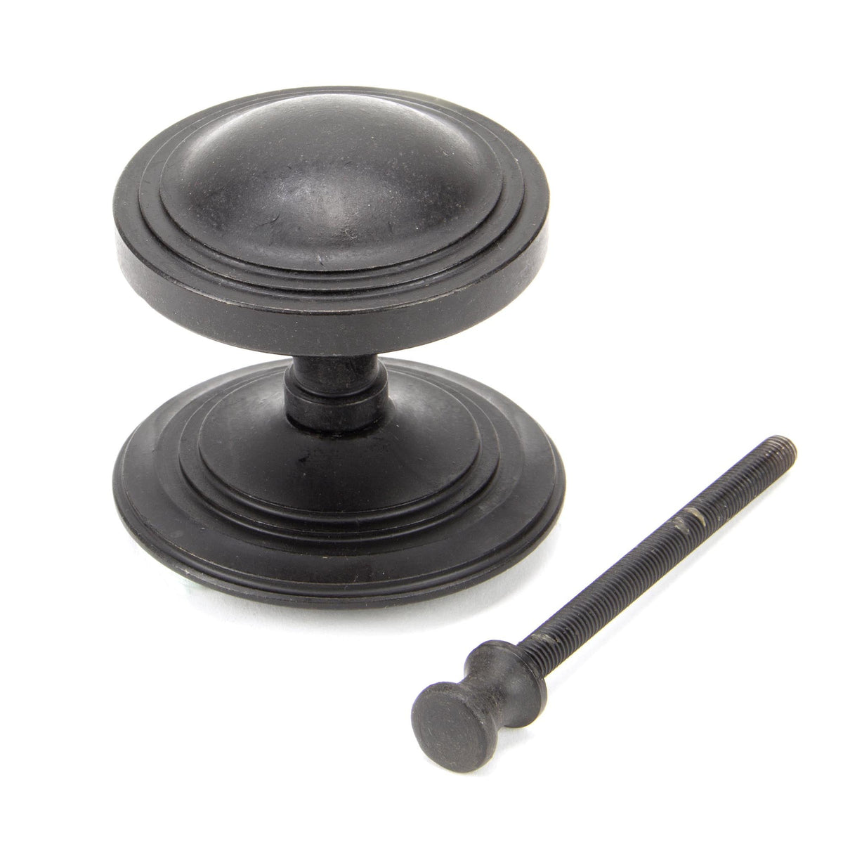 Art Deco Centre Door Knob by From The Anvil
